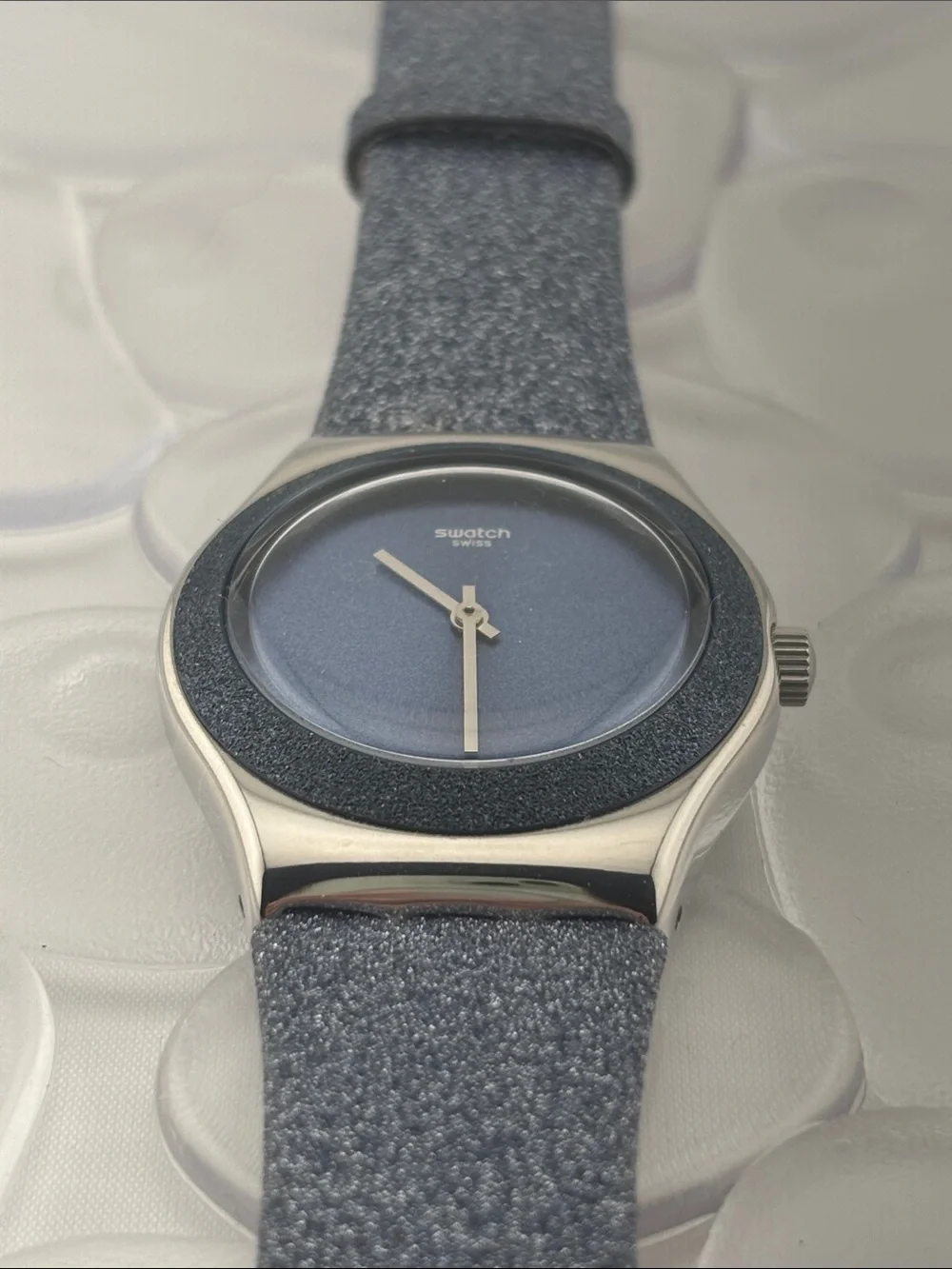 Swatch Watch - YLS221 - BLUE SPARKLE